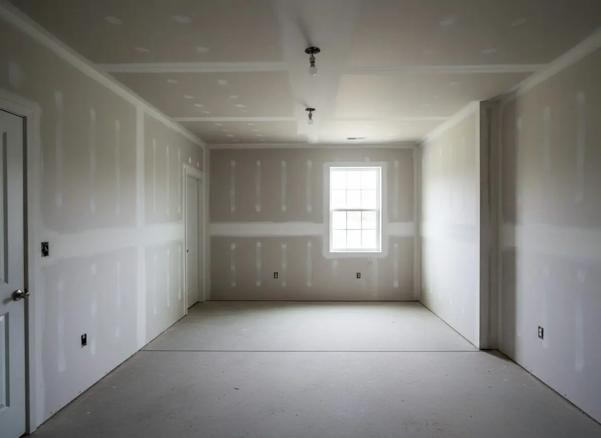 Garage hung and fire rated in Mauldin